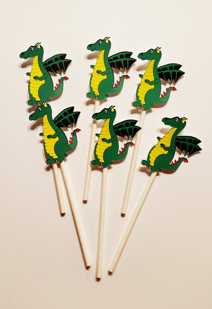 Dragon Cupcake Toppers 
