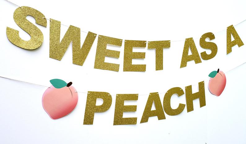 peach banner
